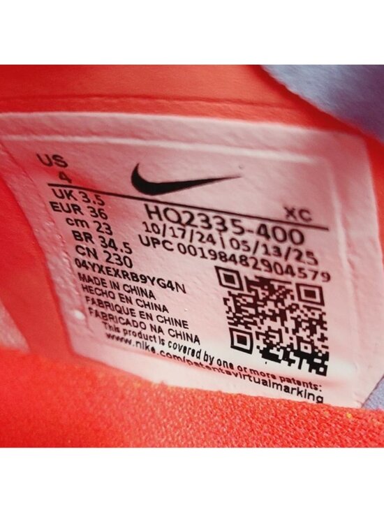 NEW Nike Phantom 6 Low Elite AG Soccer Cleats HQ2335-400 Size 4 Royal Tint main image 2